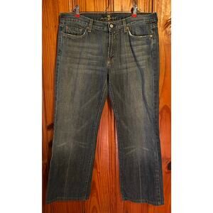 Mens 7 for all mankind bootcut jeans size 36